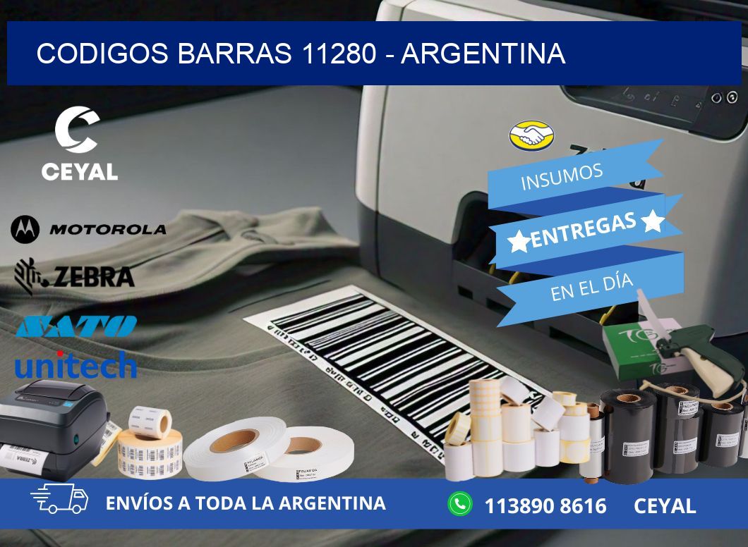 CODIGOS BARRAS 11280 - ARGENTINA