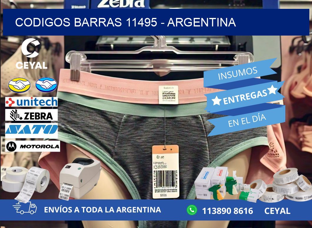 CODIGOS BARRAS 11495 - ARGENTINA