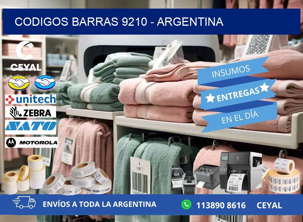 CODIGOS BARRAS 9210 - ARGENTINA