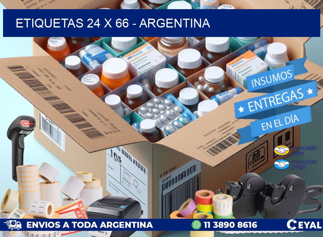 ETIQUETAS 24 x 66 - ARGENTINA