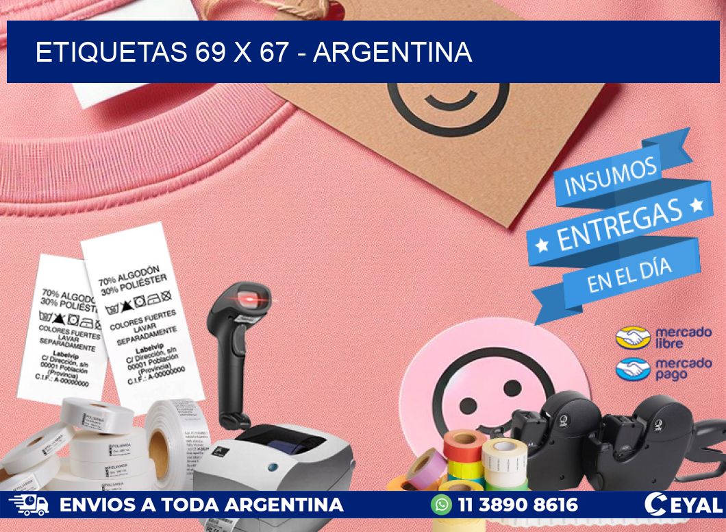 ETIQUETAS 69 x 67 - ARGENTINA