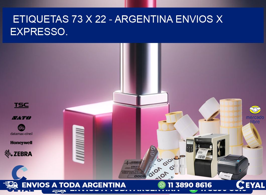 ETIQUETAS 73 x 22 – ARGENTINA ENVIOS X EXPRESSO.