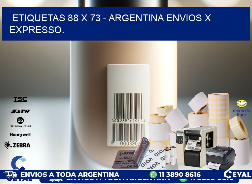 ETIQUETAS 88 x 73 – ARGENTINA ENVIOS X EXPRESSO.