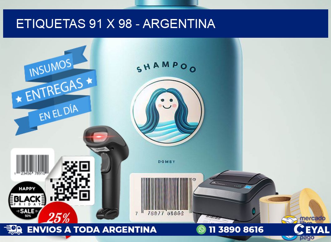 ETIQUETAS 91 x 98 - ARGENTINA