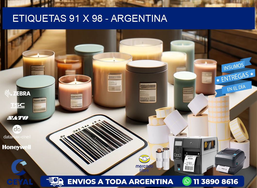 ETIQUETAS 91 x 98 - ARGENTINA