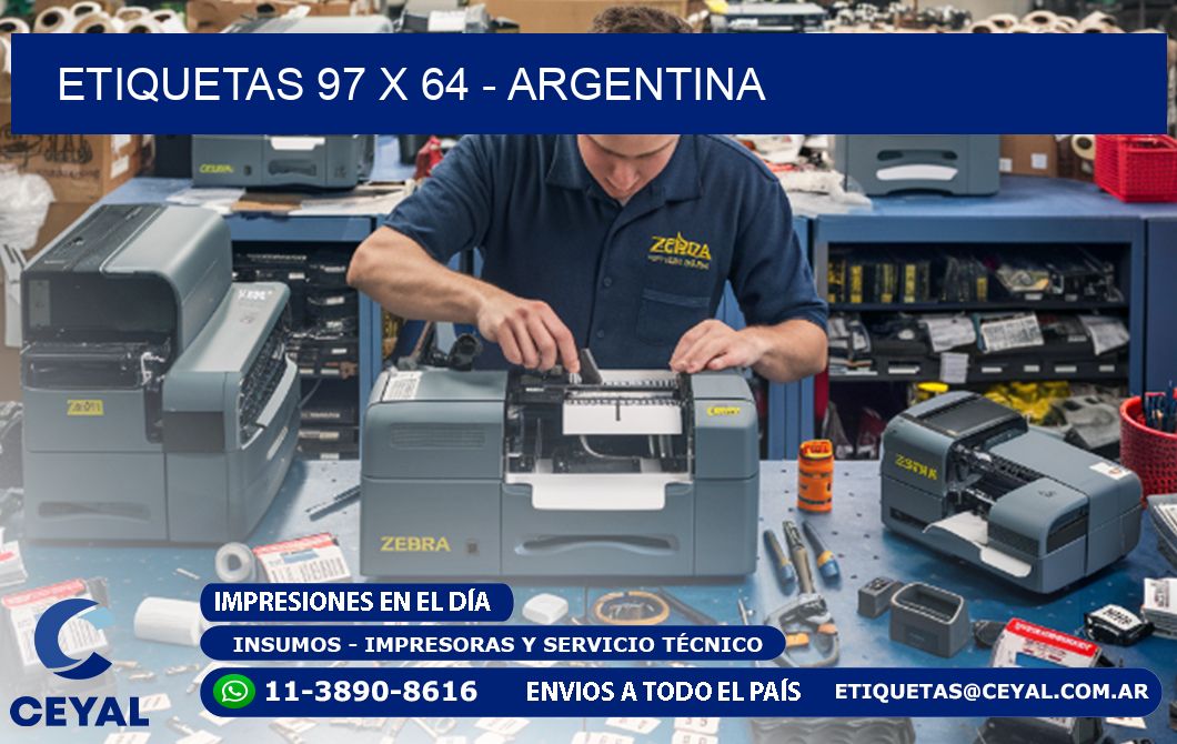 ETIQUETAS 97 x 64 - ARGENTINA