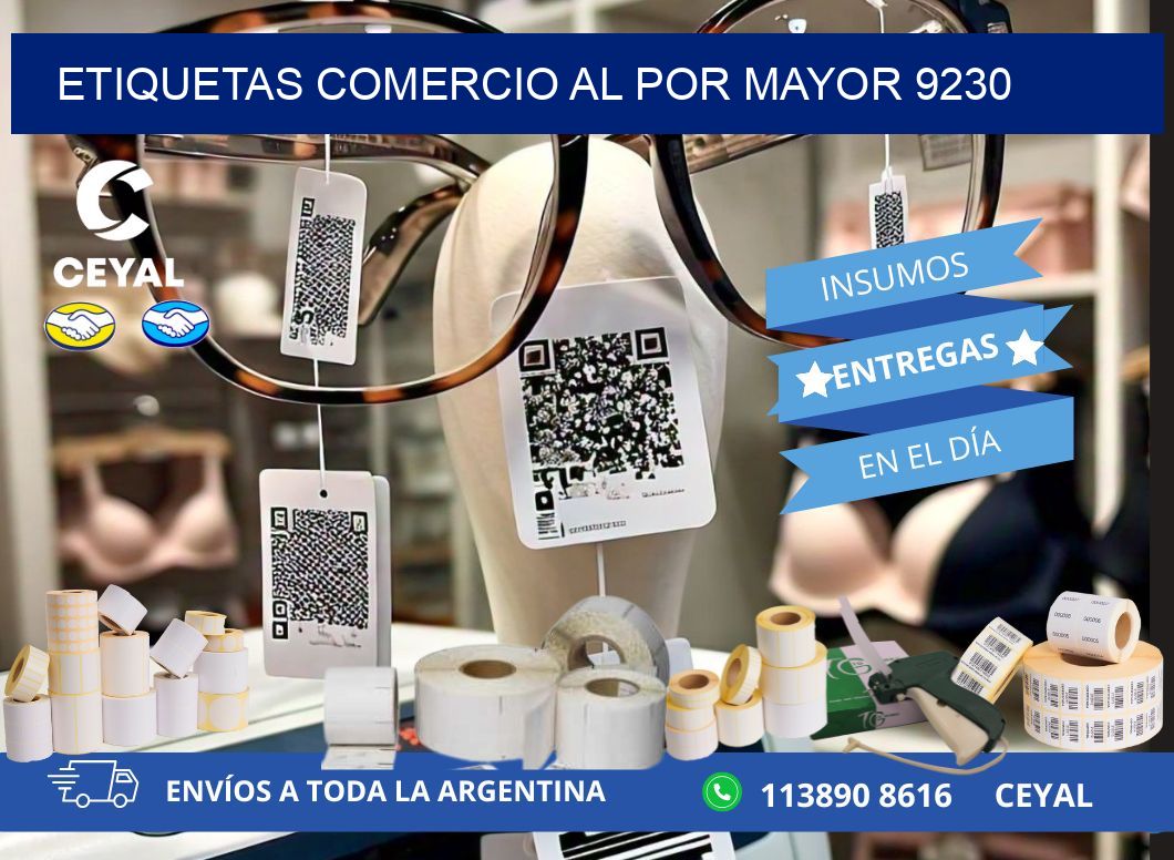 ETIQUETAS COMERCIO AL POR MAYOR 9230