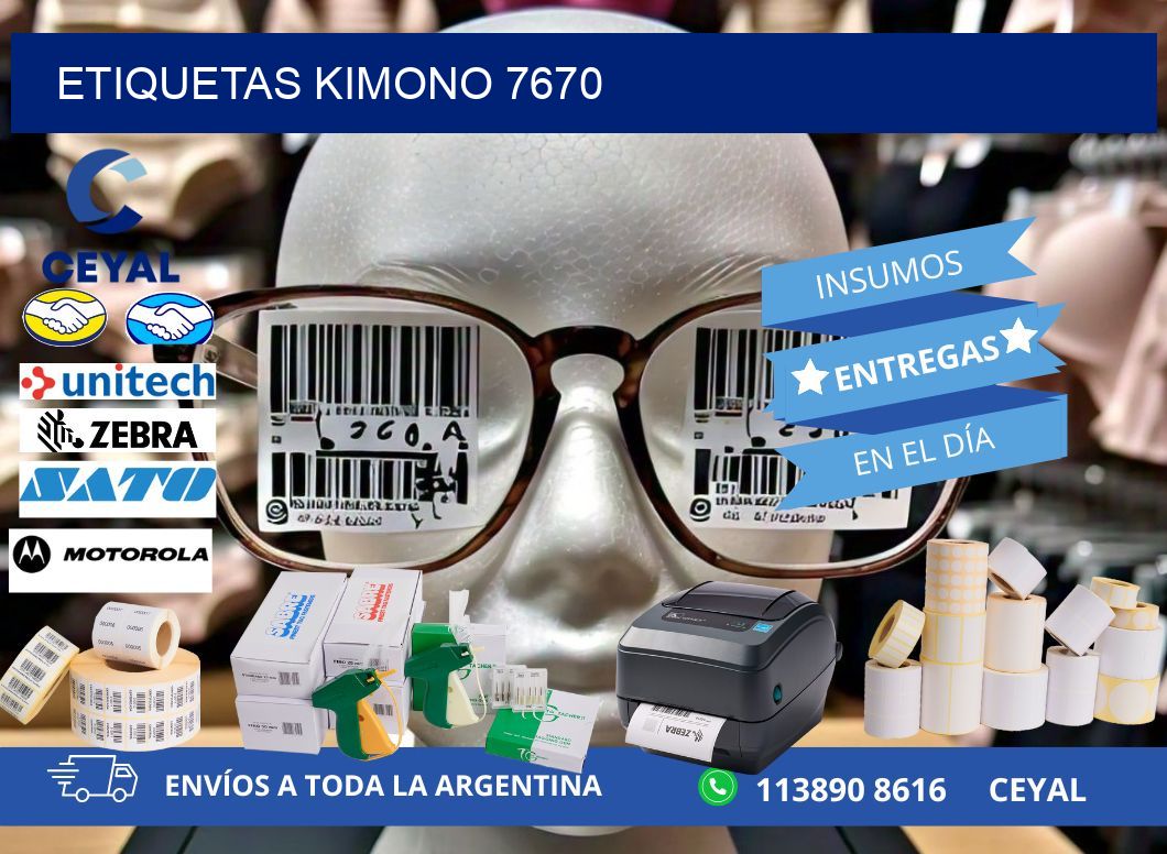 ETIQUETAS KIMONO 7670