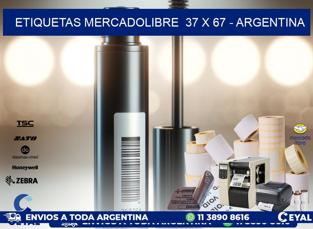 ETIQUETAS MERCADOLIBRE  37 x 67 – ARGENTINA