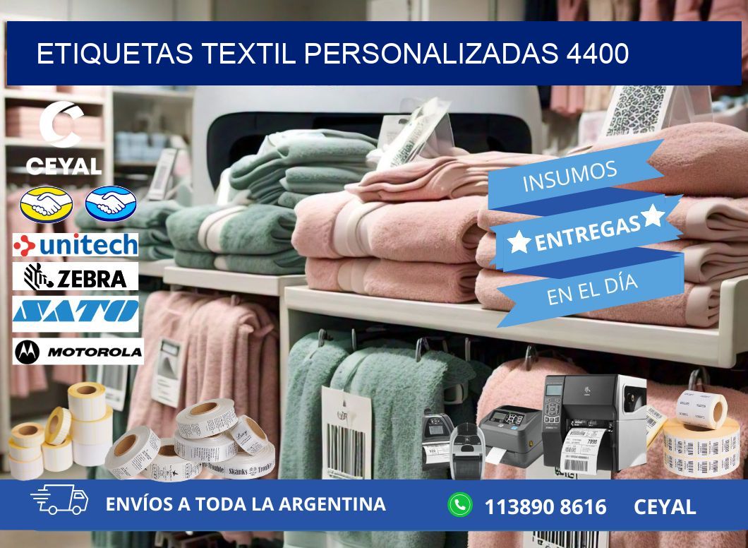 ETIQUETAS TEXTIL PERSONALIZADAS 4400