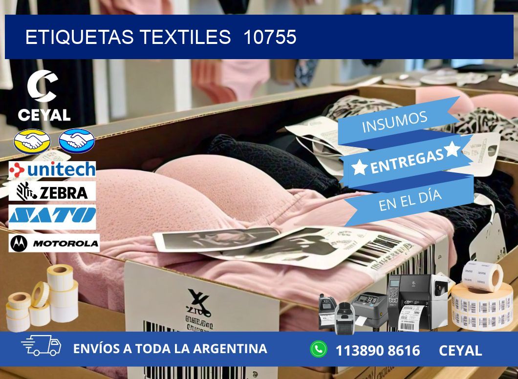 ETIQUETAS TEXTILES  10755