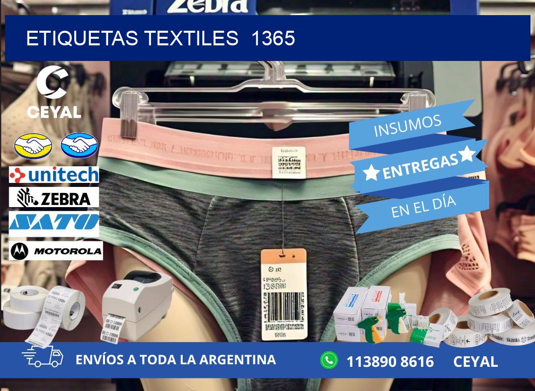 ETIQUETAS TEXTILES  1365