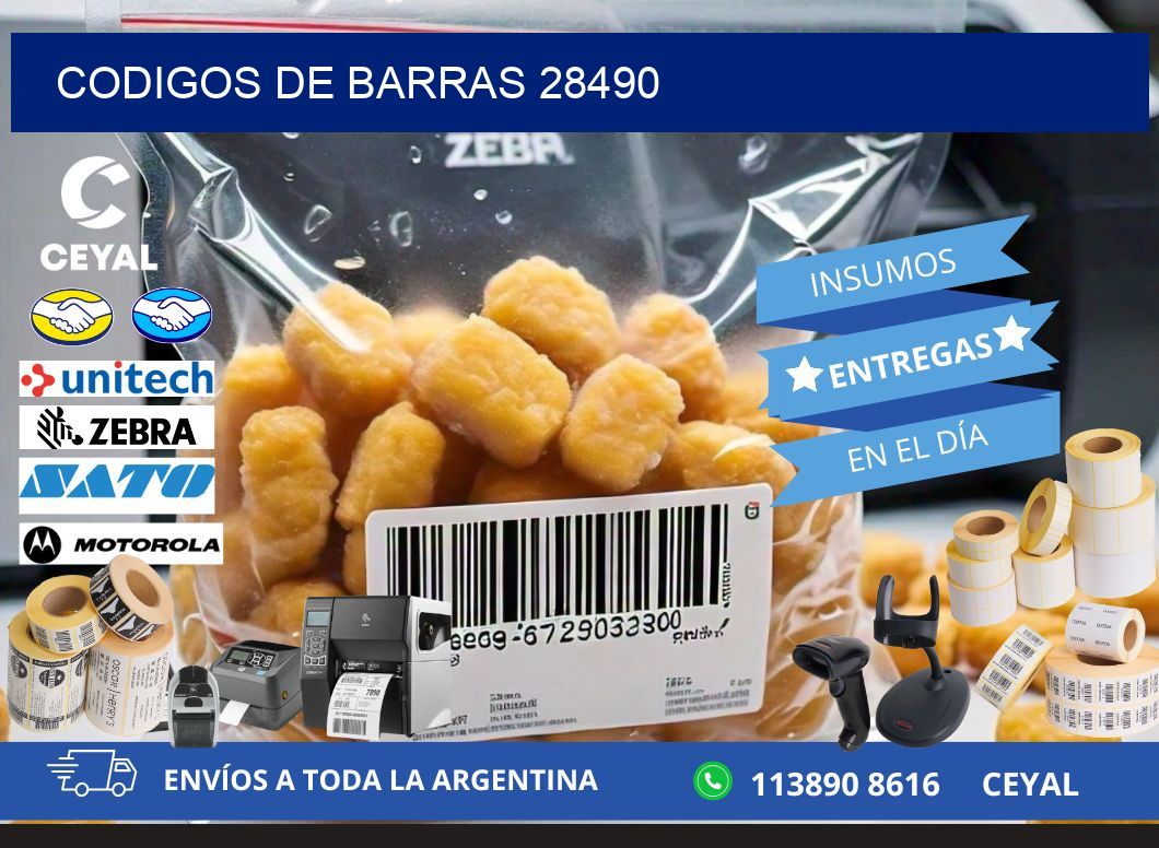 CODIGOS DE BARRAS 28490