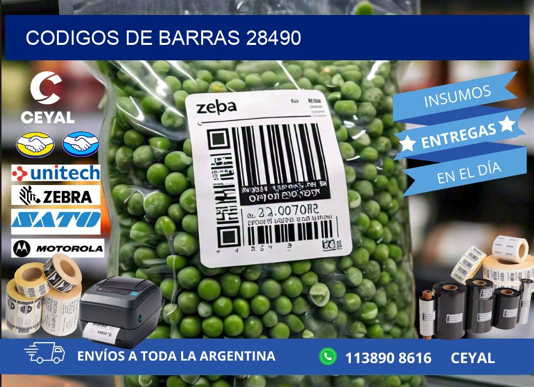 CODIGOS DE BARRAS 28490