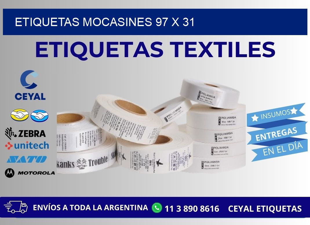 ETIQUETAS MOCASINES 97 x 31