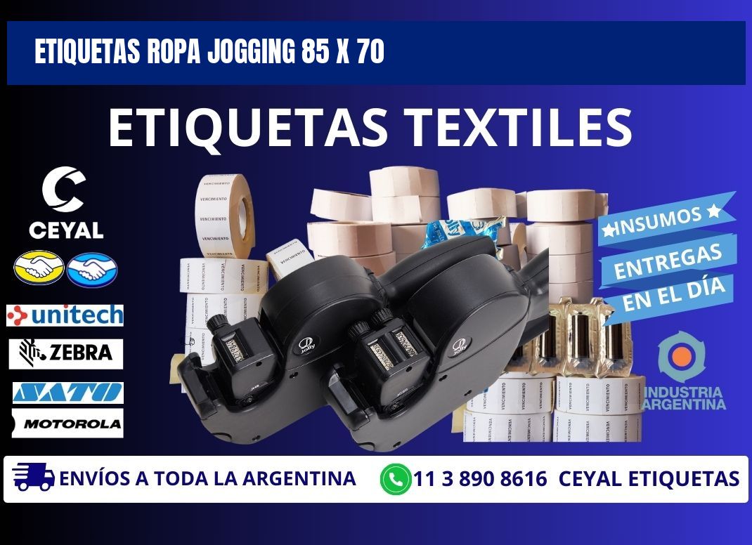 ETIQUETAS ROPA JOGGING 85 x 70