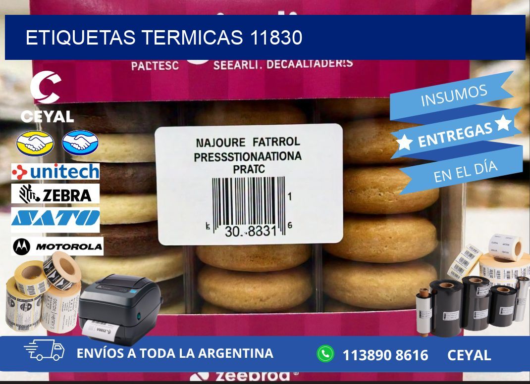 ETIQUETAS TERMICAS 11830