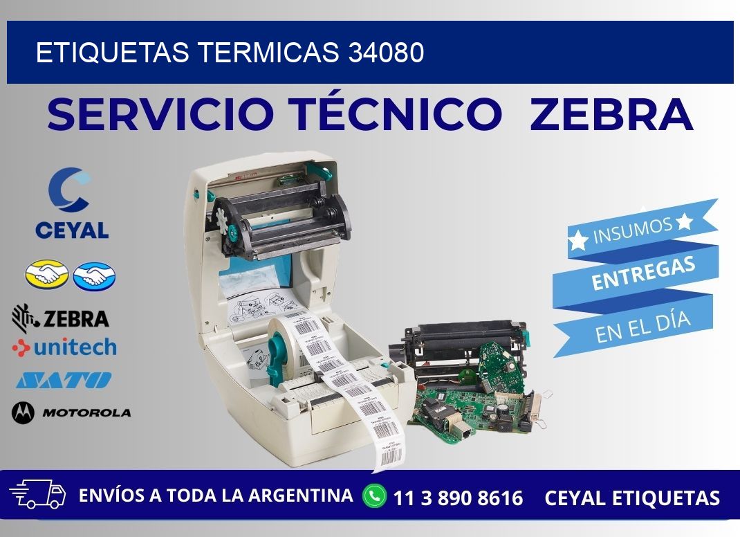 ETIQUETAS TERMICAS 34080