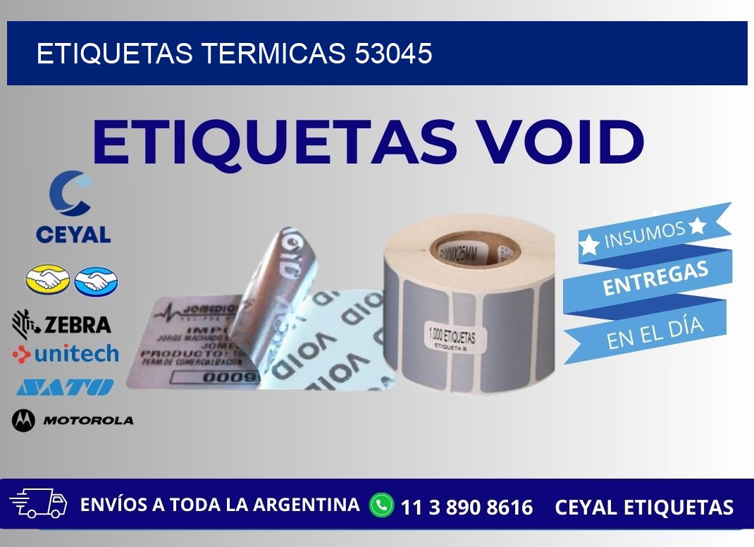 ETIQUETAS TERMICAS 53045