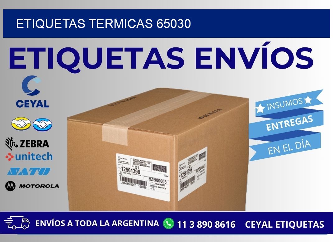 ETIQUETAS TERMICAS 65030