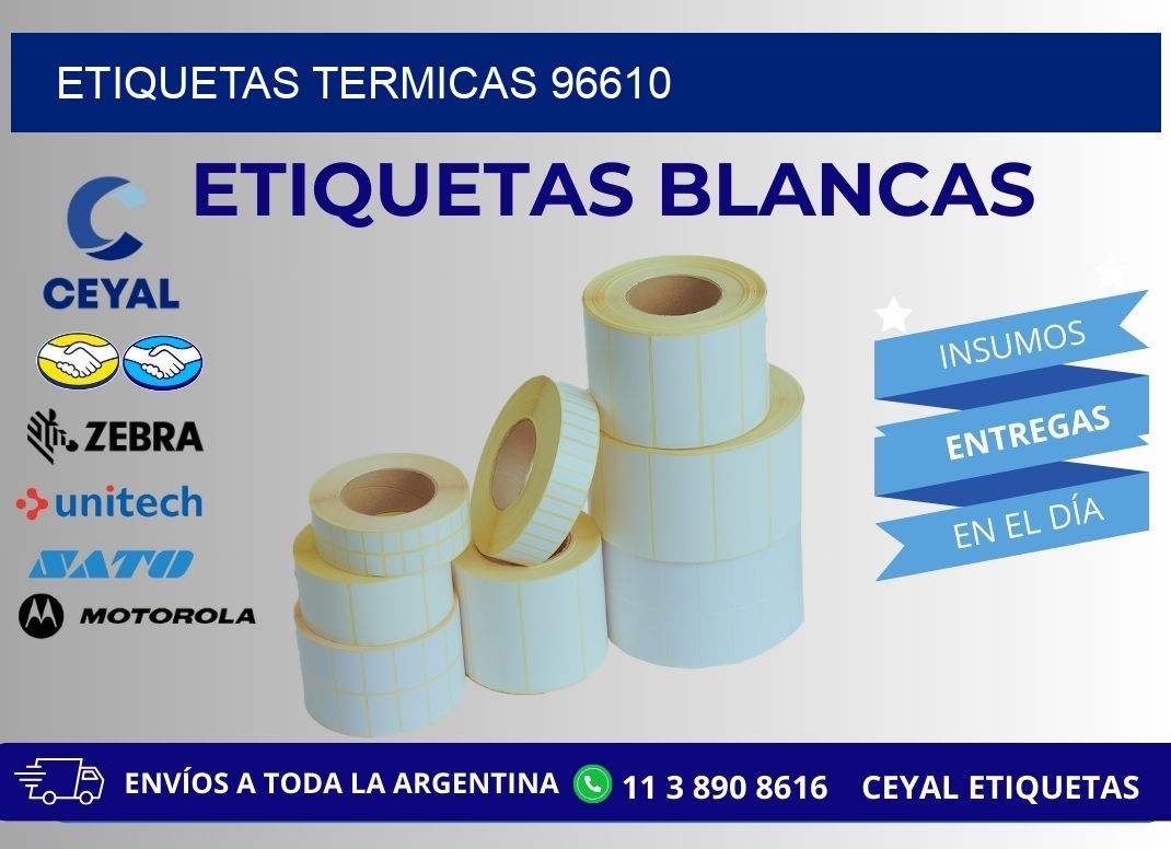 ETIQUETAS TERMICAS 96610