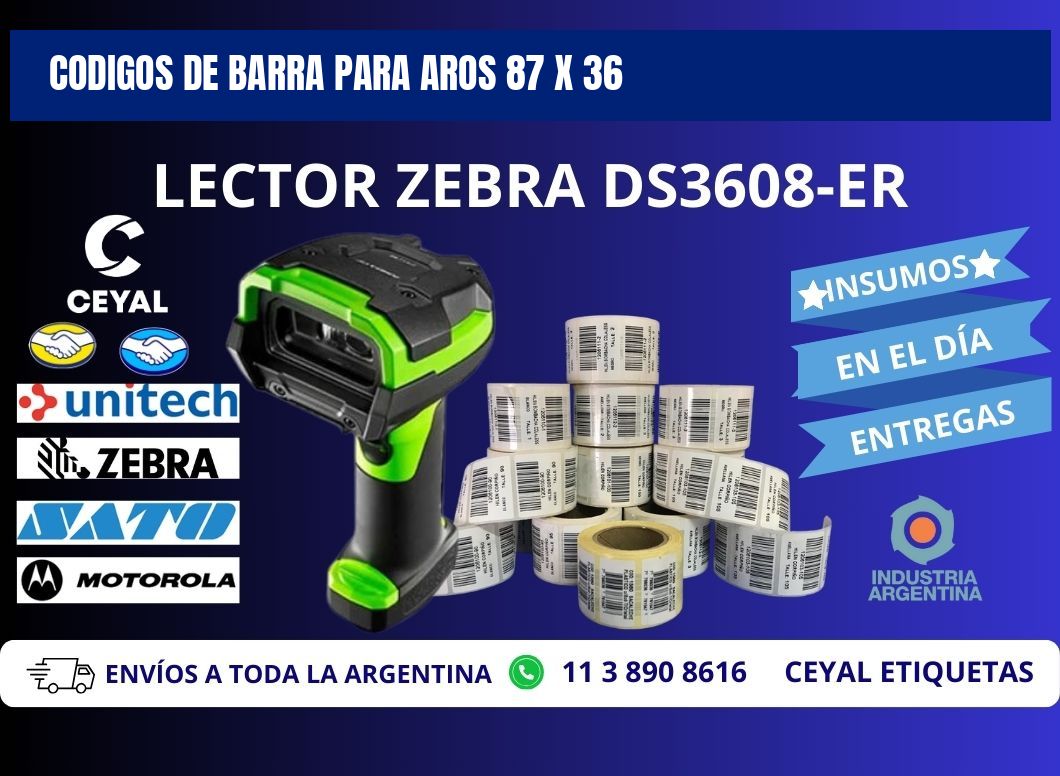 CODIGOS DE BARRA PARA AROS 87 x 36