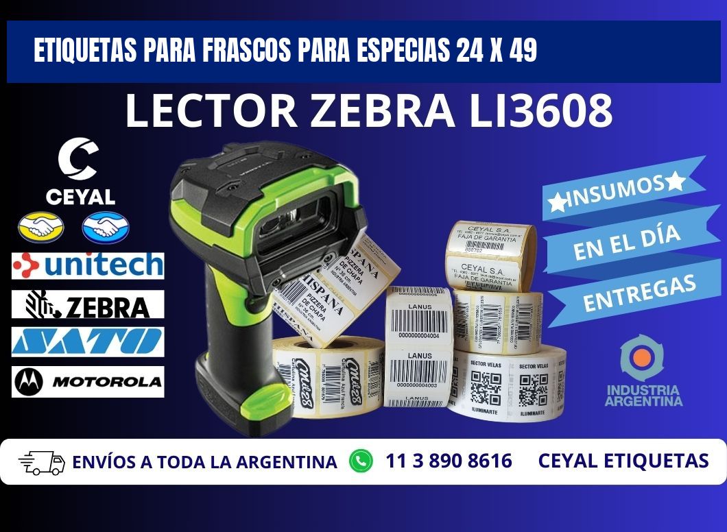 ETIQUETAS PARA FRASCOS PARA ESPECIAS 24 x 49