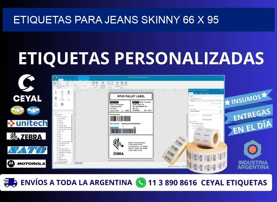 ETIQUETAS PARA JEANS SKINNY 66 x 95