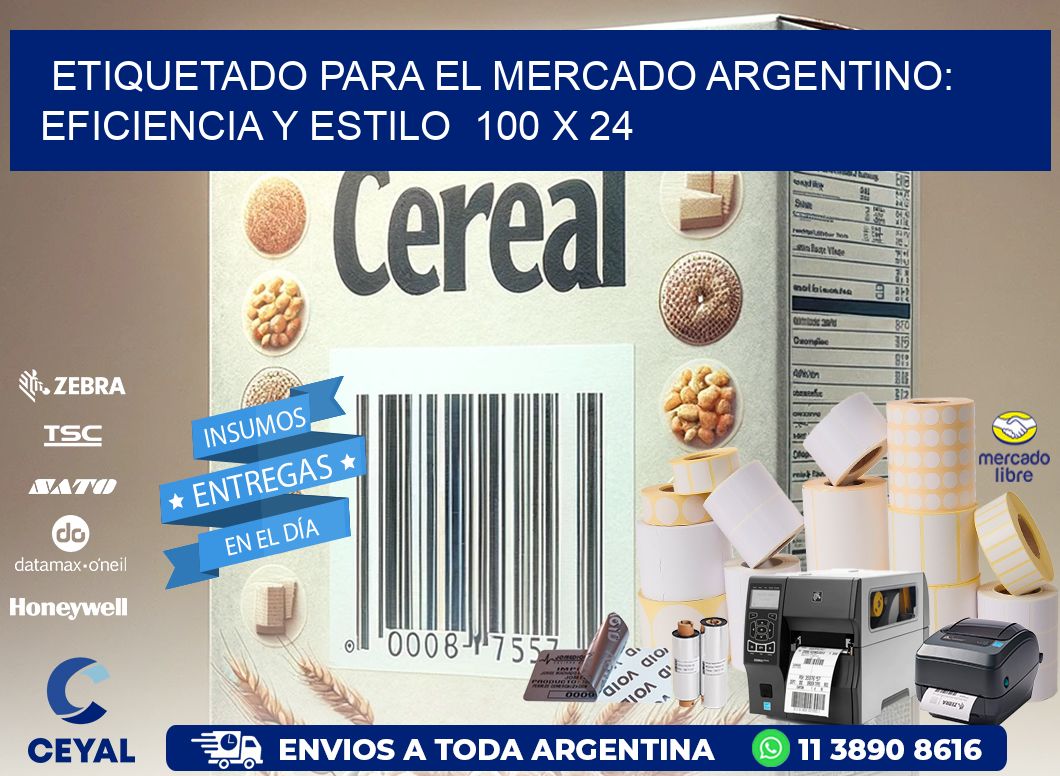 Etiquetado para el Mercado Argentino: Eficiencia y Estilo  100 x 24