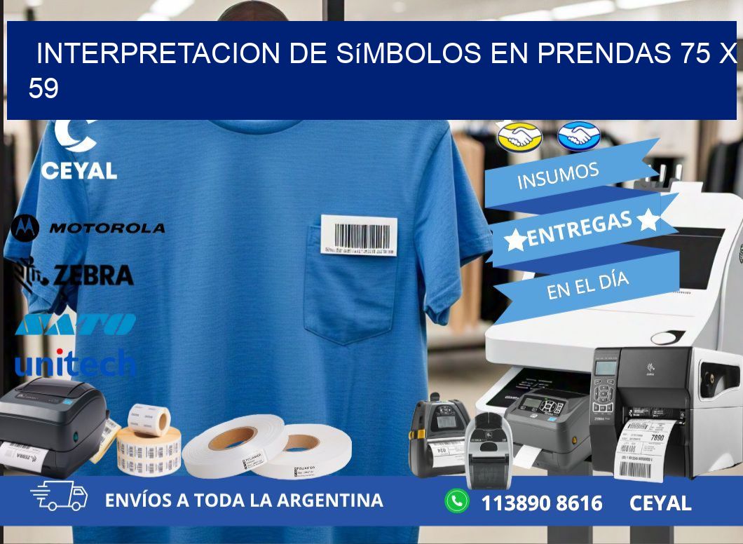 Interpretacion de Símbolos en Prendas 75 x 59