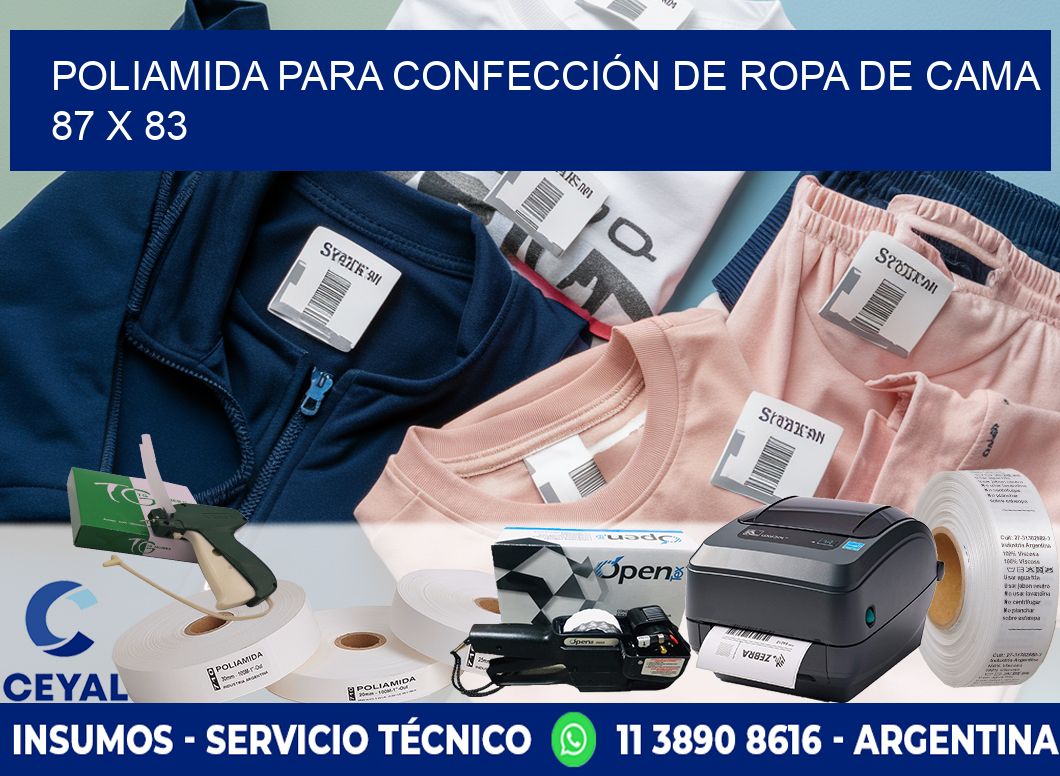 POLIAMIDA PARA CONFECCIÓN DE ROPA DE CAMA  87 x 83