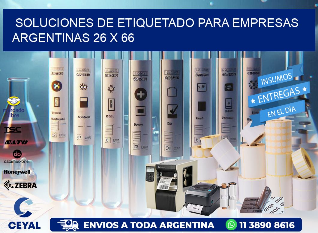 Soluciones de Etiquetado para Empresas Argentinas 26 x 66