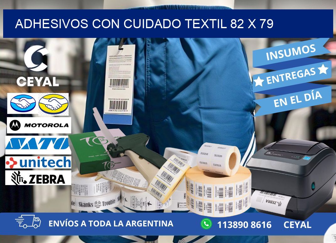 ADHESIVOS CON CUIDADO TEXTIL 82 x 79