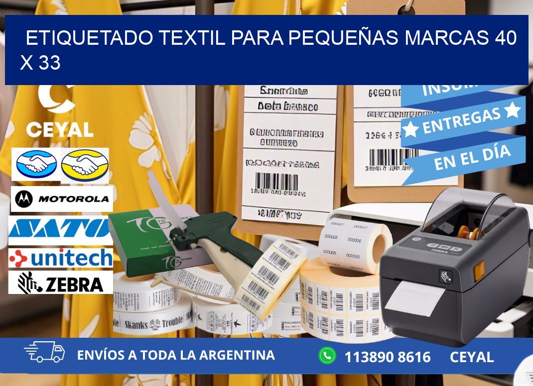 ETIQUETADO TEXTIL PARA PEQUEÑAS MARCAS 40 x 33