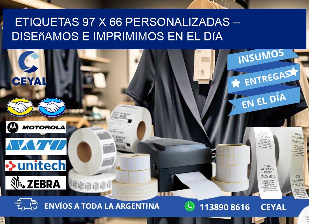 Etiquetas 97 x 66 Personalizadas – Diseñamos e Imprimimos en el Día