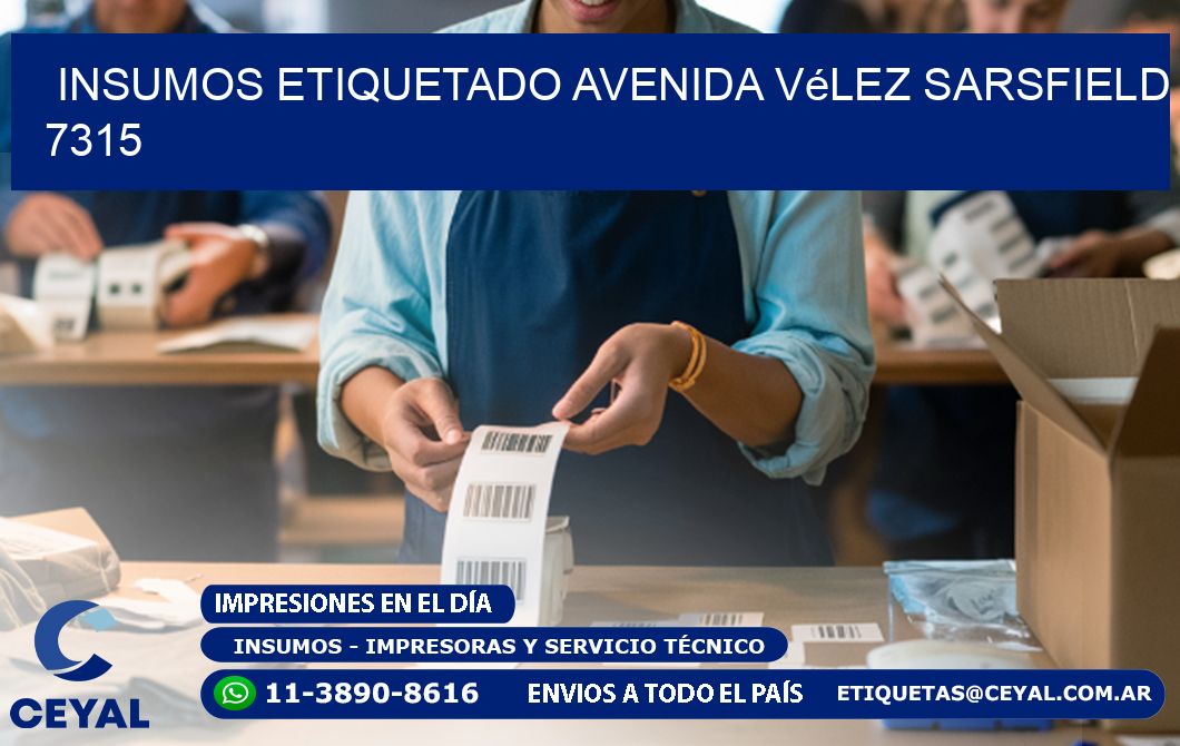 INSUMOS ETIQUETADO Avenida Vélez Sarsfield 7315