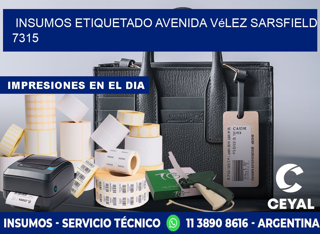 INSUMOS ETIQUETADO Avenida Vélez Sarsfield 7315