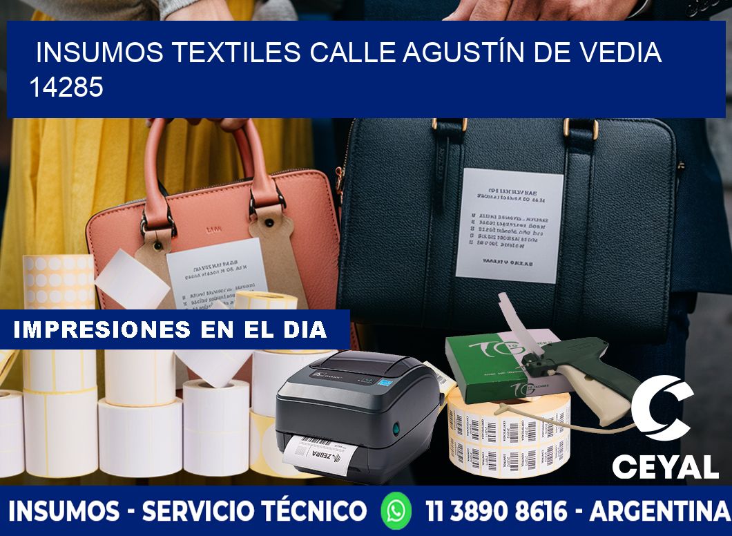 INSUMOS TEXTILES CALLE AGUSTÍN DE VEDIA 14285