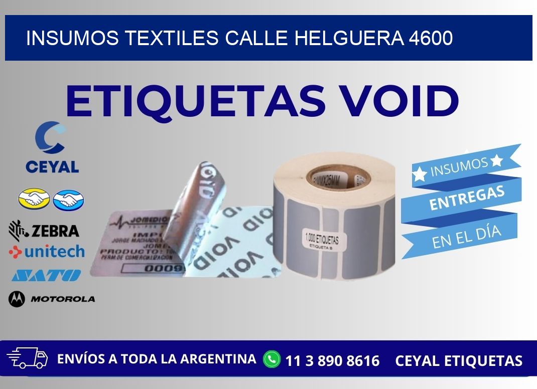 INSUMOS TEXTILES CALLE HELGUERA 4600