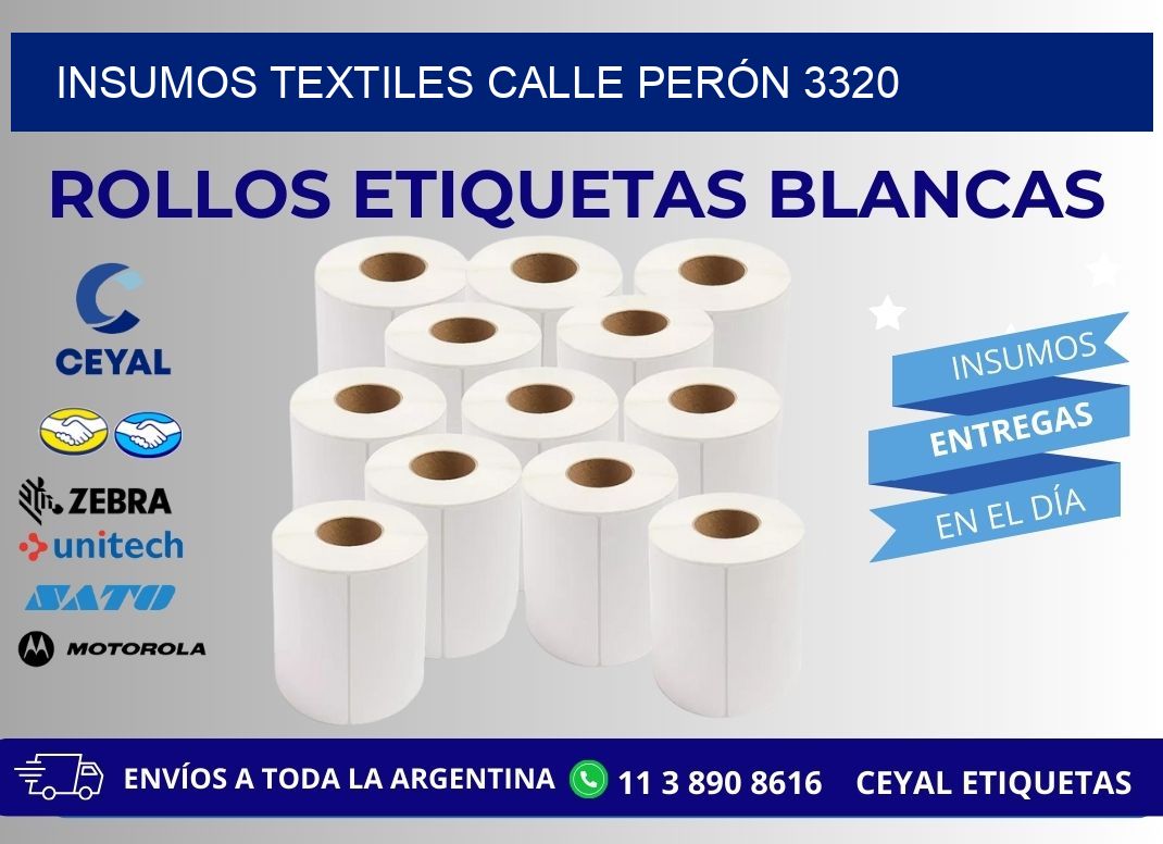 INSUMOS TEXTILES CALLE PERÓN 3320