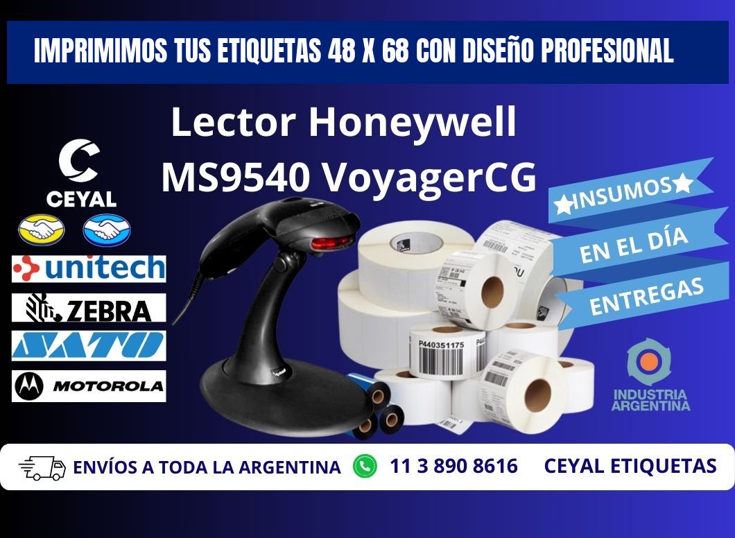 Imprimimos tus Etiquetas 48 x 68 con Diseño Profesional