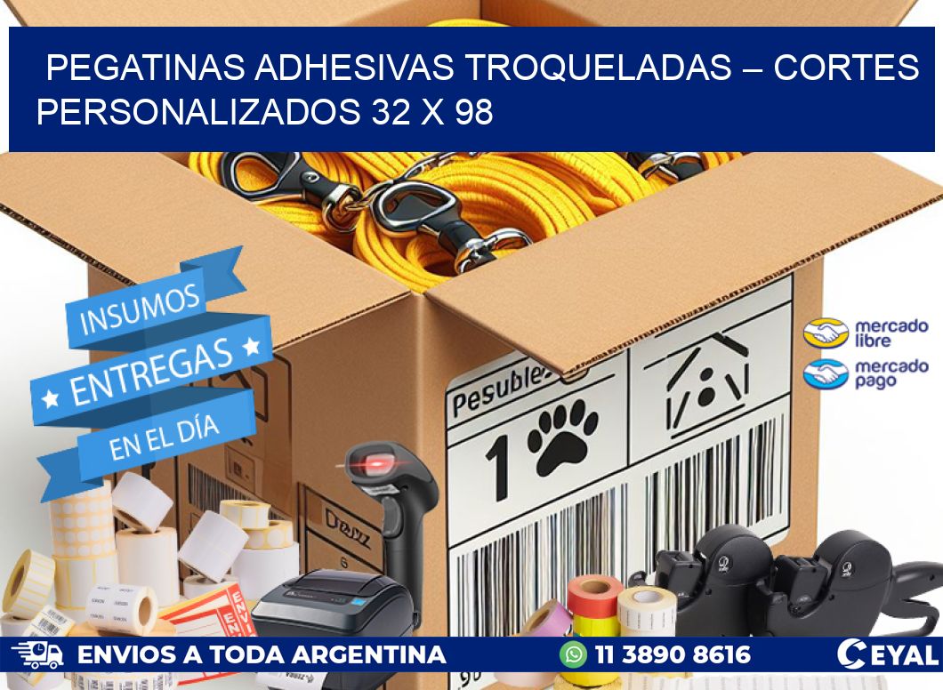 Pegatinas Adhesivas Troqueladas – Cortes Personalizados 32 x 98