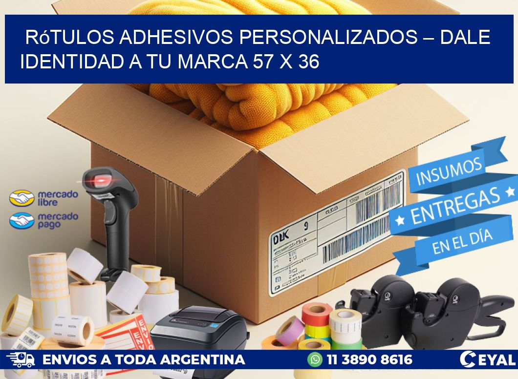 Rótulos Adhesivos Personalizados – Dale Identidad a Tu Marca 57 x 36