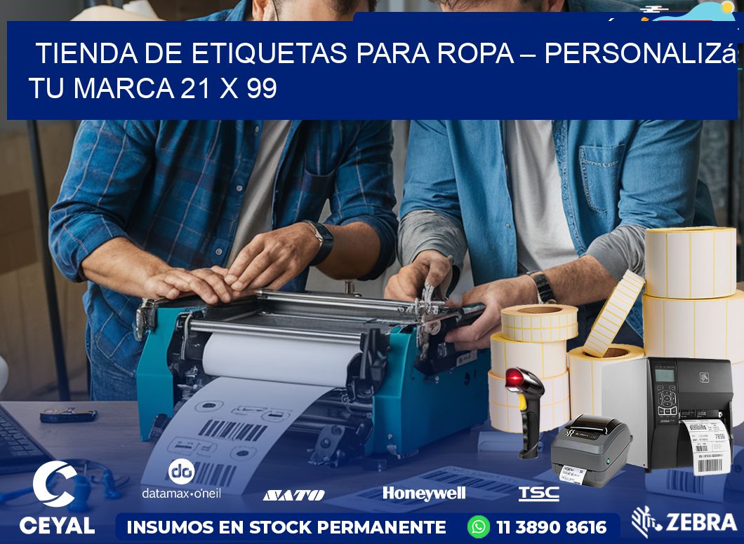 Tienda de Etiquetas para Ropa – Personalizá Tu Marca 21 x 99