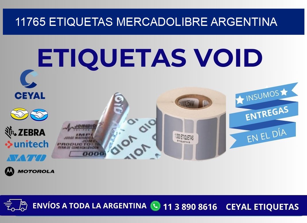 11765 ETIQUETAS MERCADOLIBRE ARGENTINA