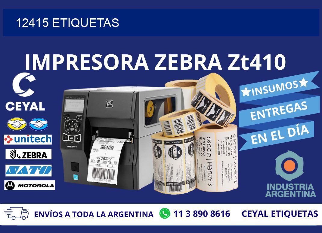 12415 ETIQUETAS