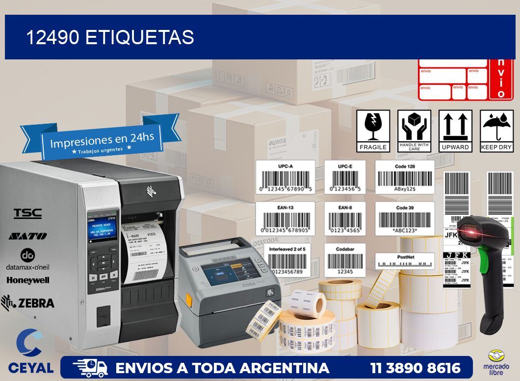 12490 ETIQUETAS