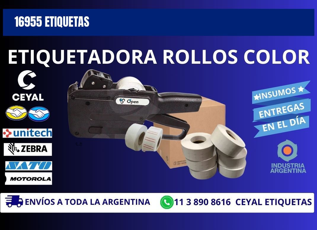 16955 ETIQUETAS