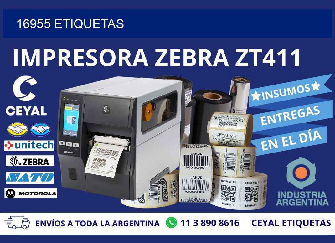 16955 ETIQUETAS