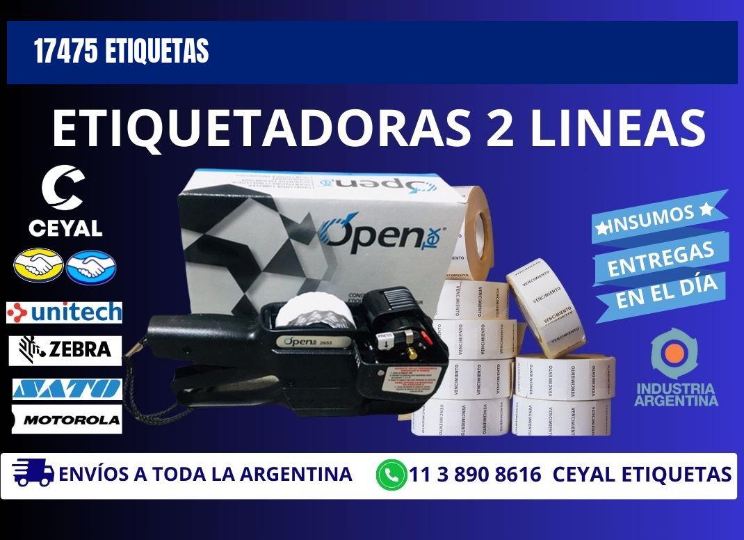 17475 ETIQUETAS